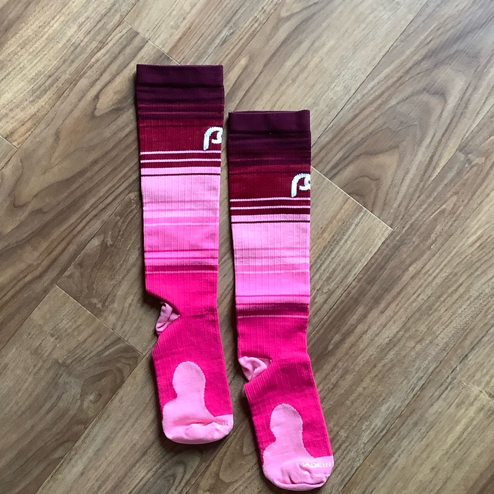 Vibrant Pink Gradient Socks
